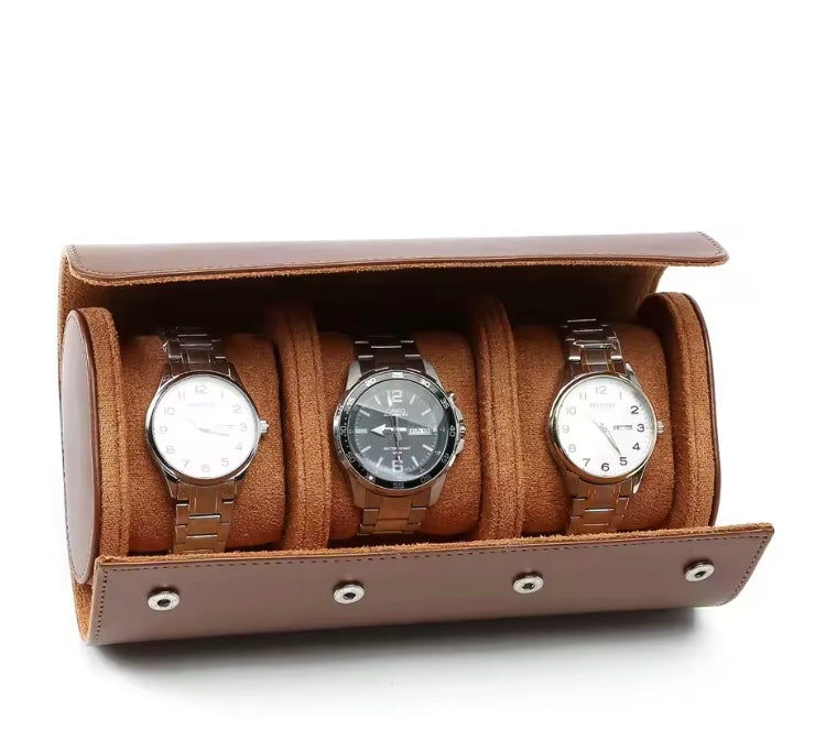 Boite à montre de voyage en cuir
